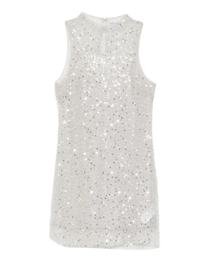 Patrizia Pepe sequin-embellishment mini dress - Grau Grau