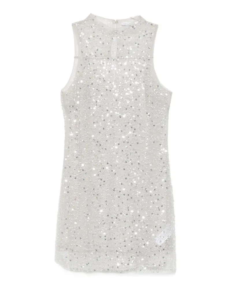 Patrizia Pepe sequin-embellishment mini dress - Grau Grau