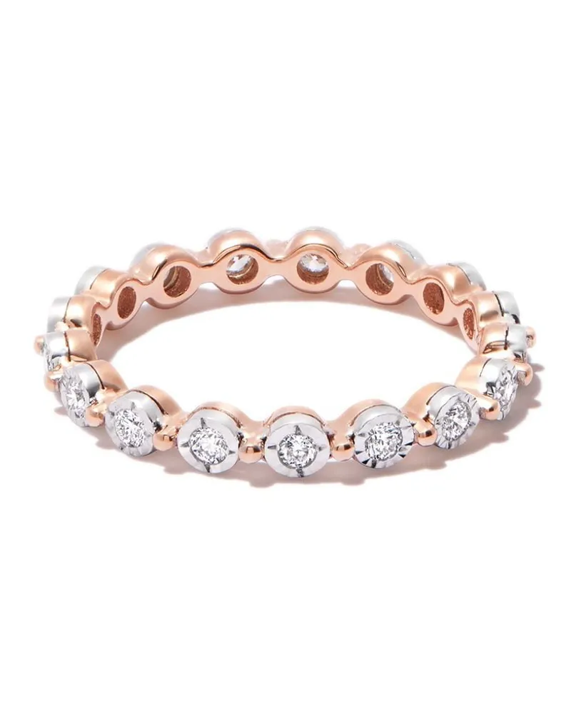 Dana Rebecca Designs 14kt Rotgoldring mit Diamanten Rosa