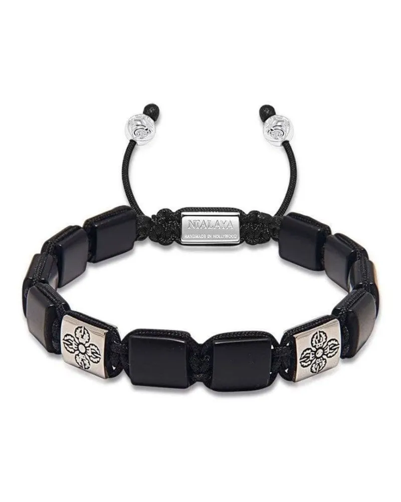 Nialaya The Dorje Perlenarmband - Schwarz Schwarz
