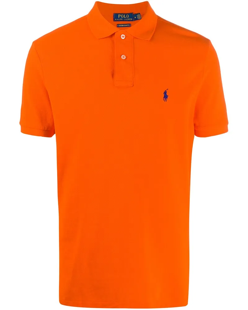 Ralph Lauren Poloshirt aus Pikee - Orange Orange