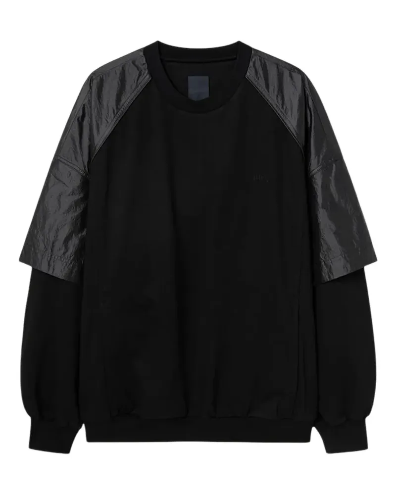 JUUN.J panelled sweatshirt - Schwarz Schwarz