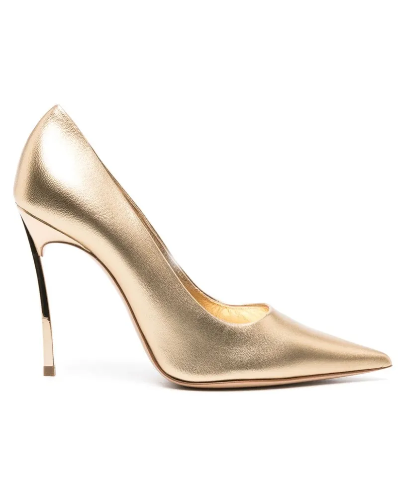 Casadei Blade Pumps in Metallic-Optik - Gold Gold