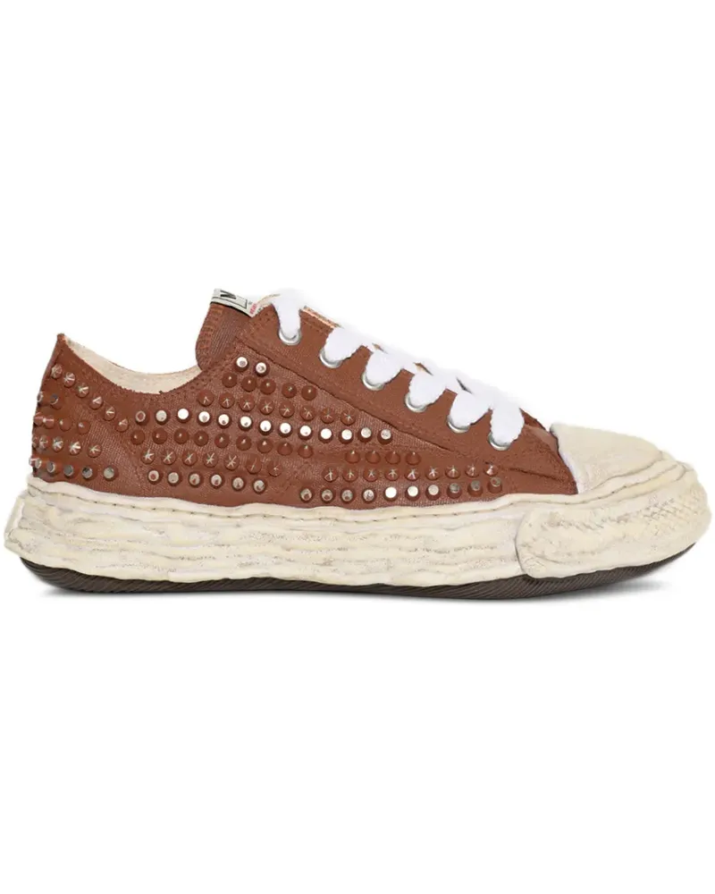 MIHARAYASUHIRO Peterson 23 OG studded sneakers - Braun Braun