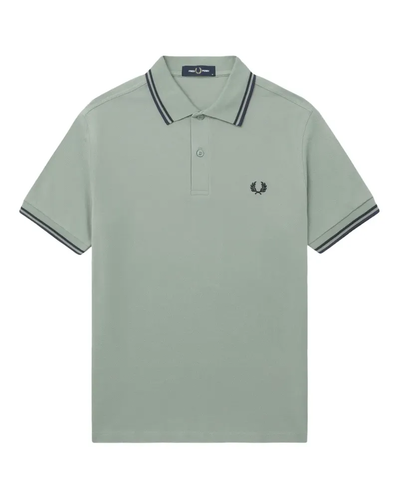 Fred Perry The Twin Tipped Poloshirt - Grün Grün