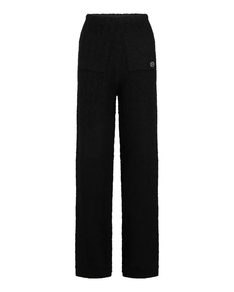 Karl Lagerfeld Hose mit Pailletten - Schwarz Schwarz