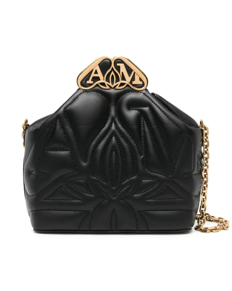 Alexander McQueen The Seal Box Umhängetasche - Schwarz Schwarz