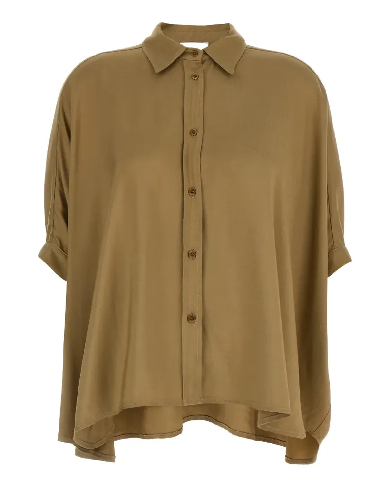 NUDE button shirt - Grün Grün