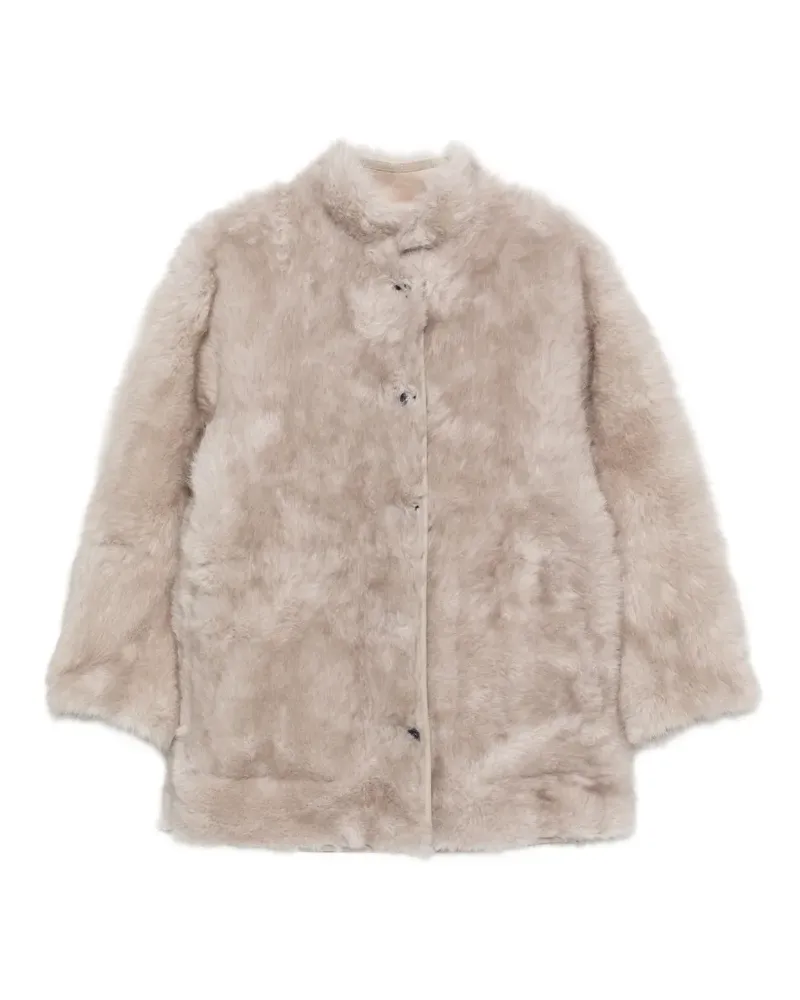 Urbancode Jacke aus Faux Fur - Nude Nude