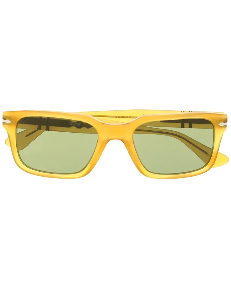 Persol Eckige PO3272S Sonnenbrille - Gelb Gelb