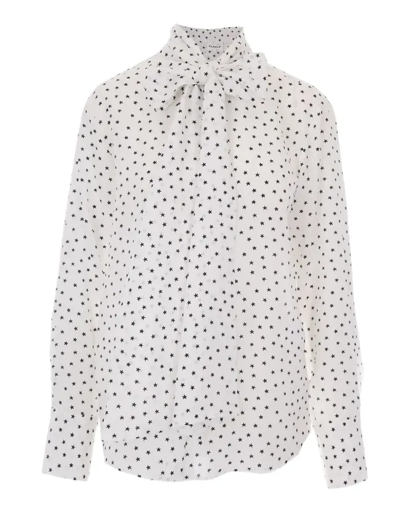 P.A.R.O.S.H. P.A.R.O H. Bluse mit Stern-Print - Weiß Weiß