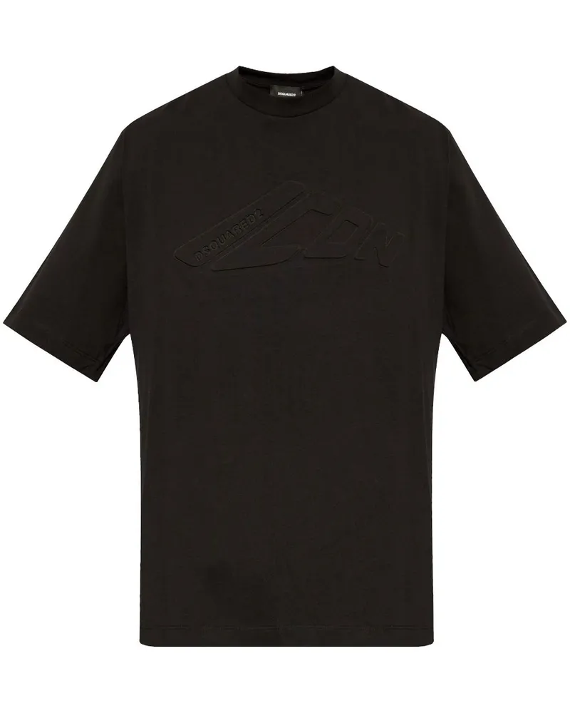 Dsquared2 T-Shirt aus Baumwolle - Schwarz Schwarz