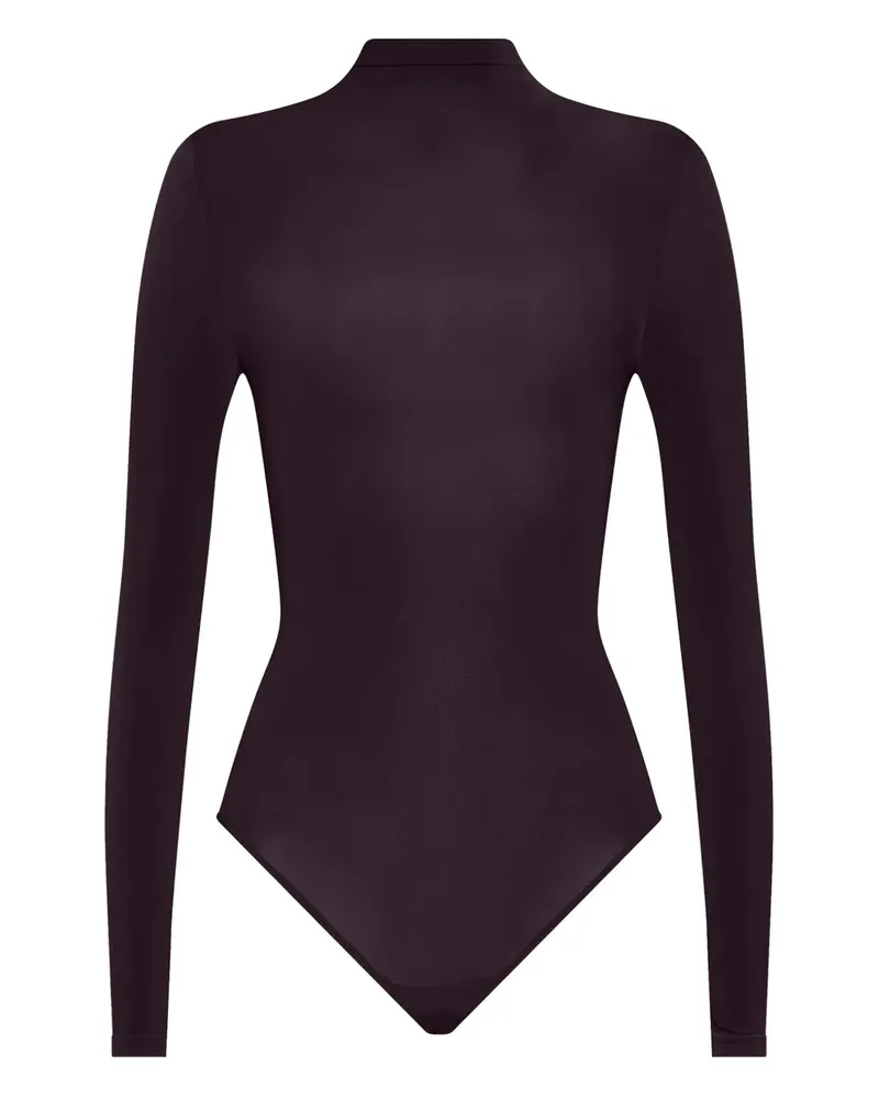 Wolford Buenos Aires Body mit Stehkragen - Violett Violett