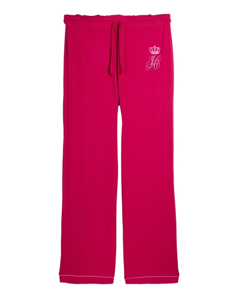 Juicy Couture Pyjama-Set mit Logo-Print und Rüschen - Rosa Rosa