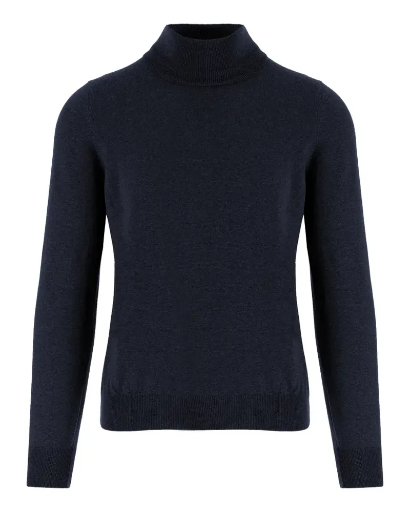 Tagliatore Pullover mit Stehkragen - Blau Blau