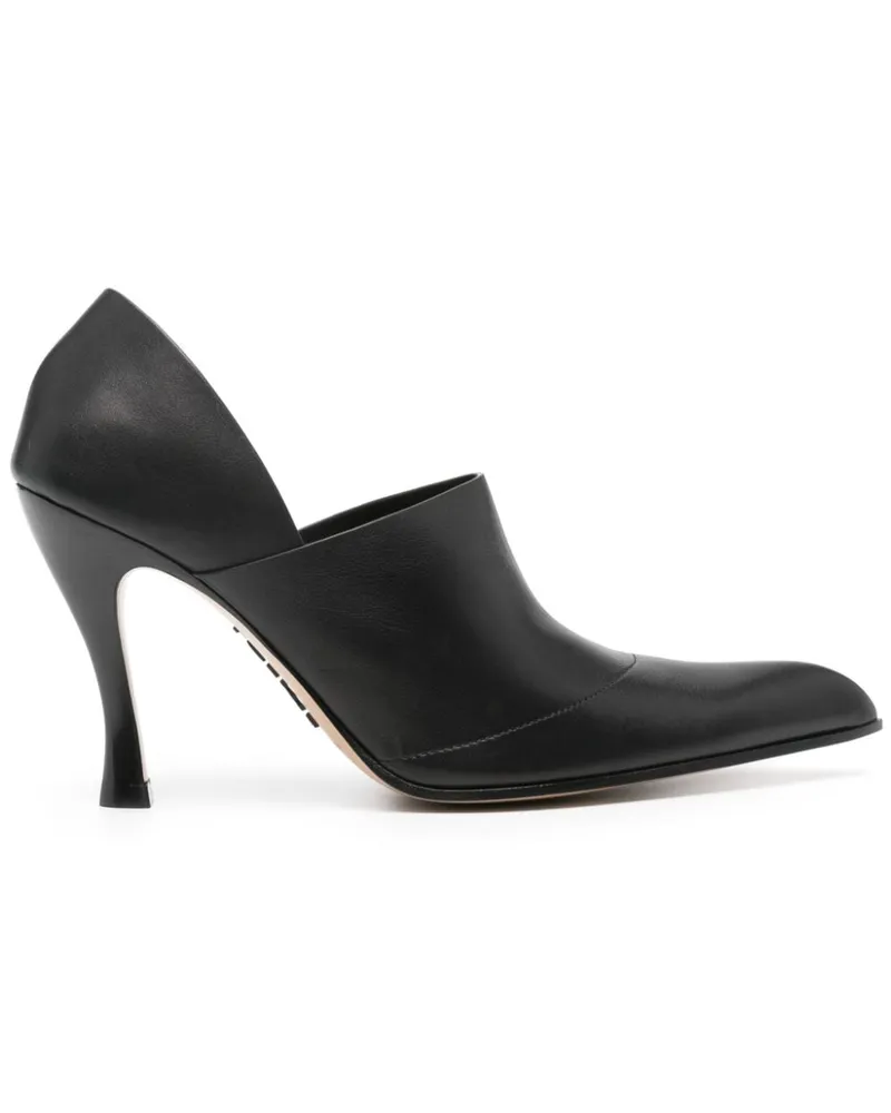 Loewe Comic Pumps 95mm - Schwarz Schwarz