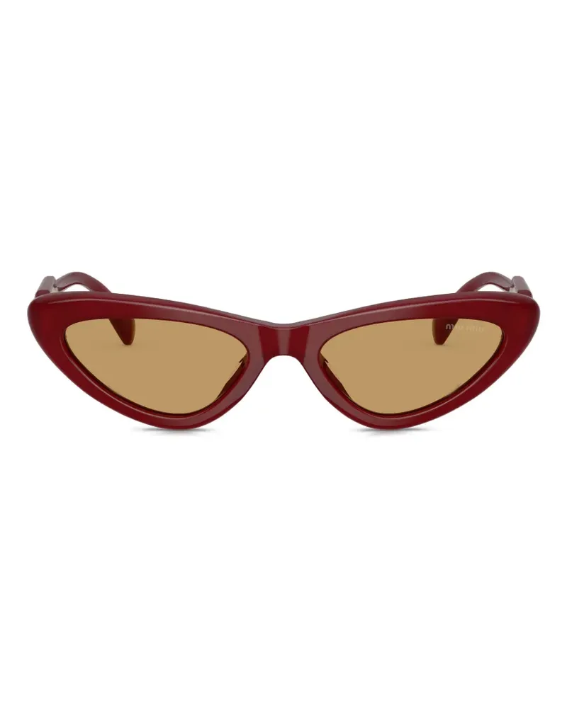 Miu Miu Cat-Eye-Sonnenbrille - Rot Rot