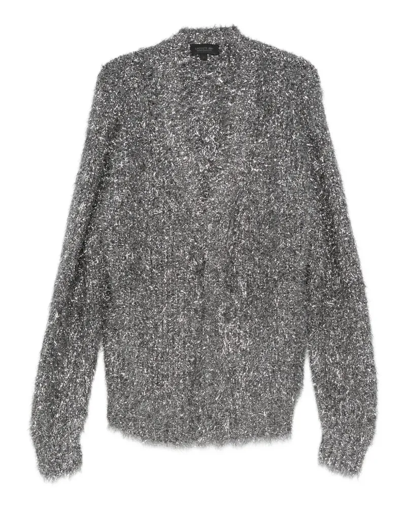 Lacoste Cardigan mit V-Ausschnitt - Grau Grau