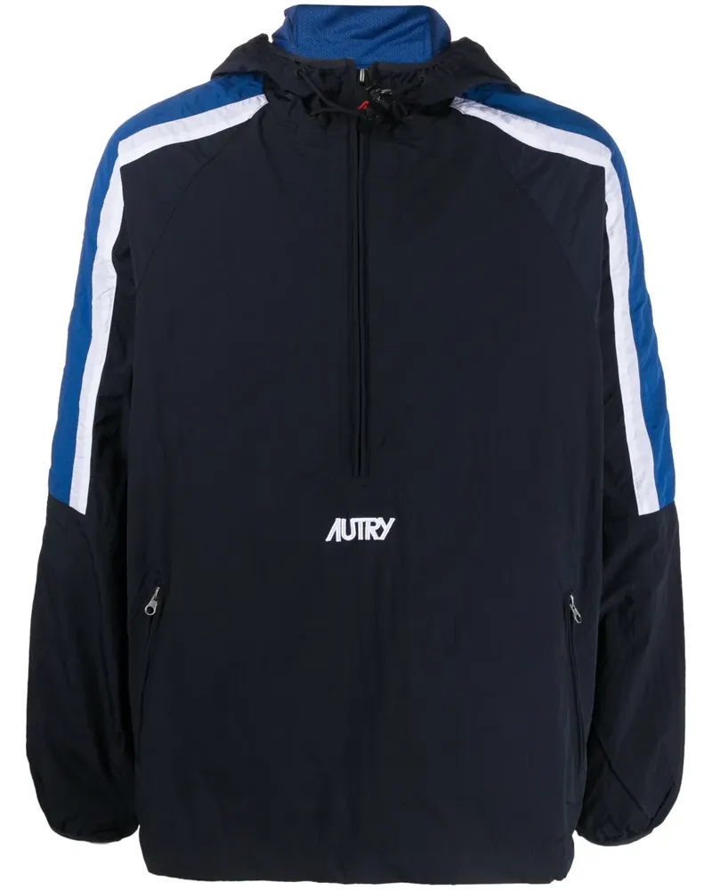 AUTRY Windbreaker mit Logo-Stickerei - Blau Blau