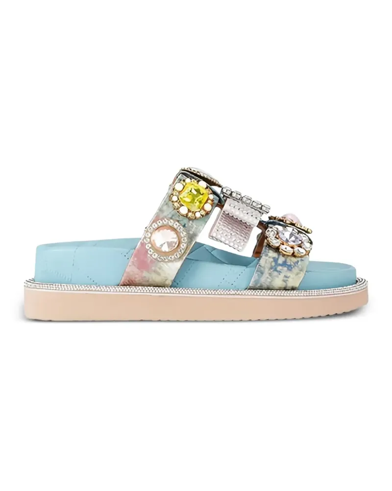 Kurt Geiger Verzierte Ornate Orson Sandalen - Blau Blau