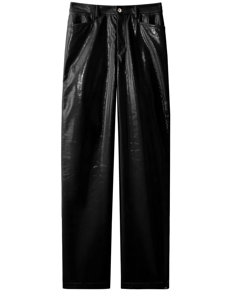 Proenza Schouler Gerade Hose - Schwarz Schwarz