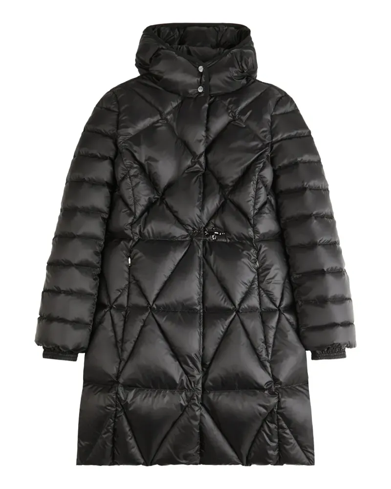 Fay quilted zip-up coat - Schwarz Schwarz