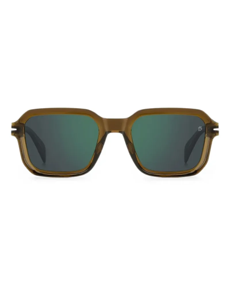 EYEWEAR by DAVID BECKHAM Sonnenbrille mit eckigem Gestell - Braun Braun