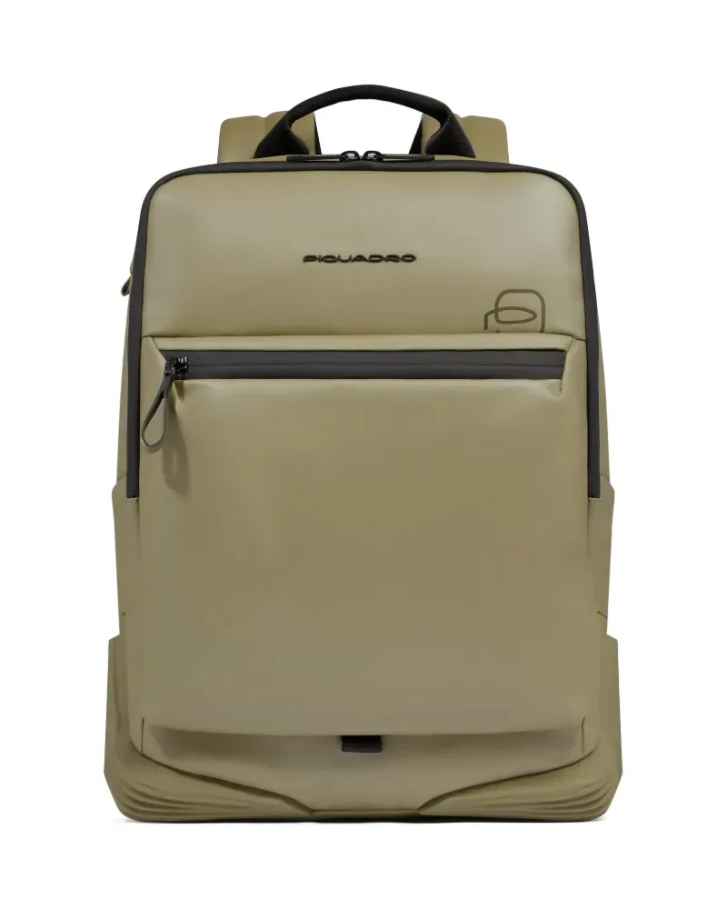 Piquadro 15.6" water-resistant laptop backpack - Grün Grün