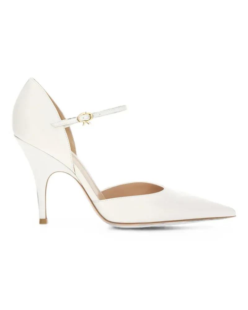 Gianvito Rossi Sofia d'Orsay Pumps - Weiß Weiß