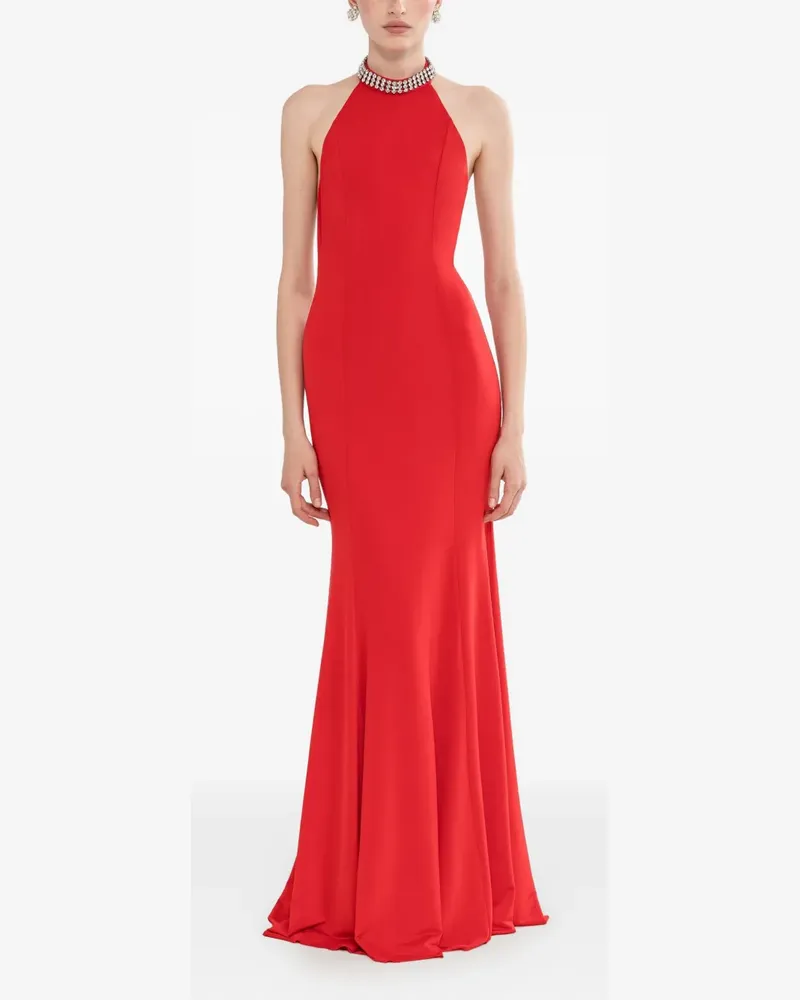 NISSA Rückenfreies Maxikleid - Rot Rot