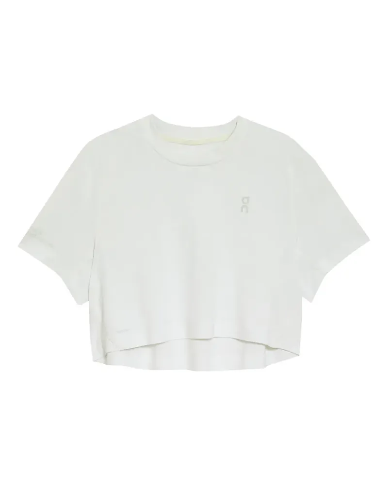 ON Train-T cropped T-shirt - Weiß Weiß