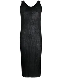 Pinko Ärmelloses Strickkleid Schwarz