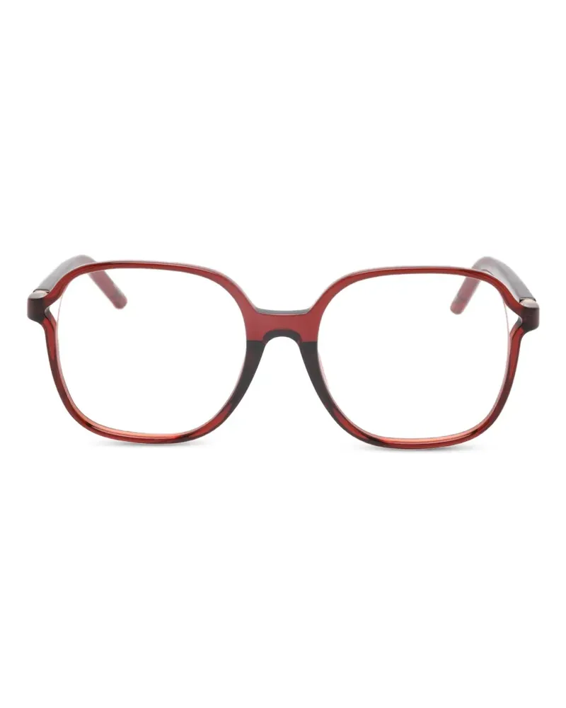 Jacquemus Brille mit rundem Gestell - Rot Rot