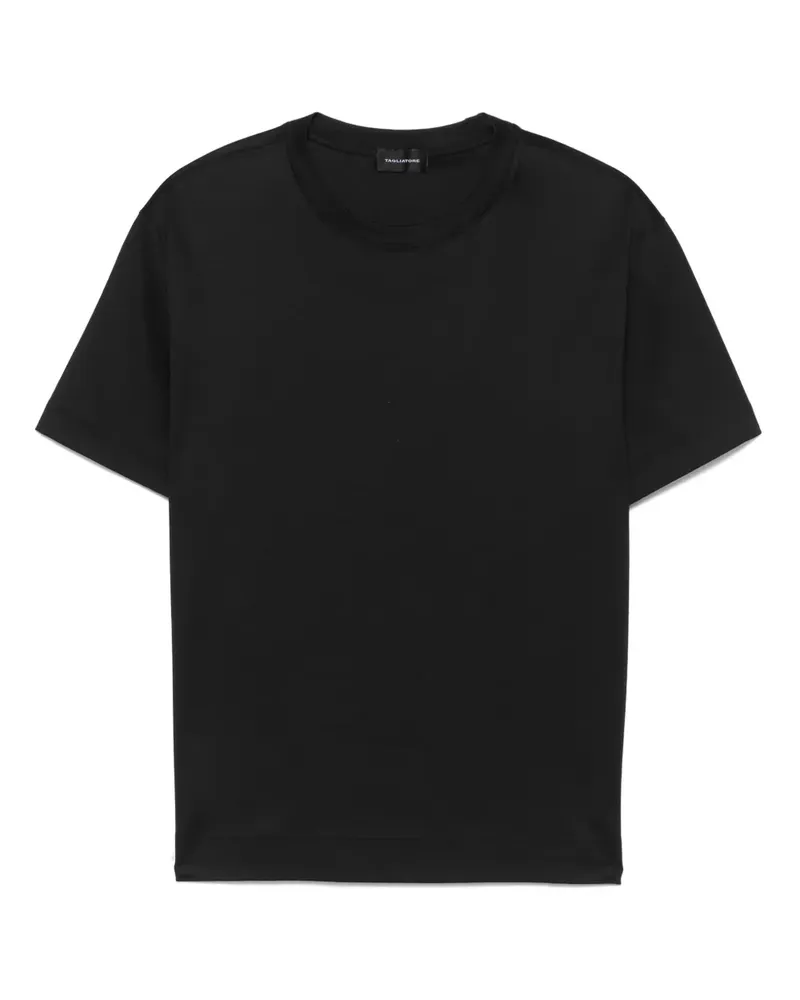 Tagliatore Klassisches T-Shirt - Schwarz Schwarz