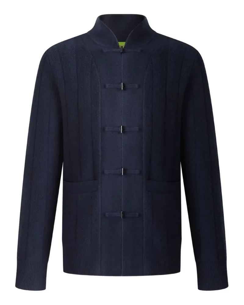 Shanghai Tang Geknöpfter Tang Cardigan - Blau Blau