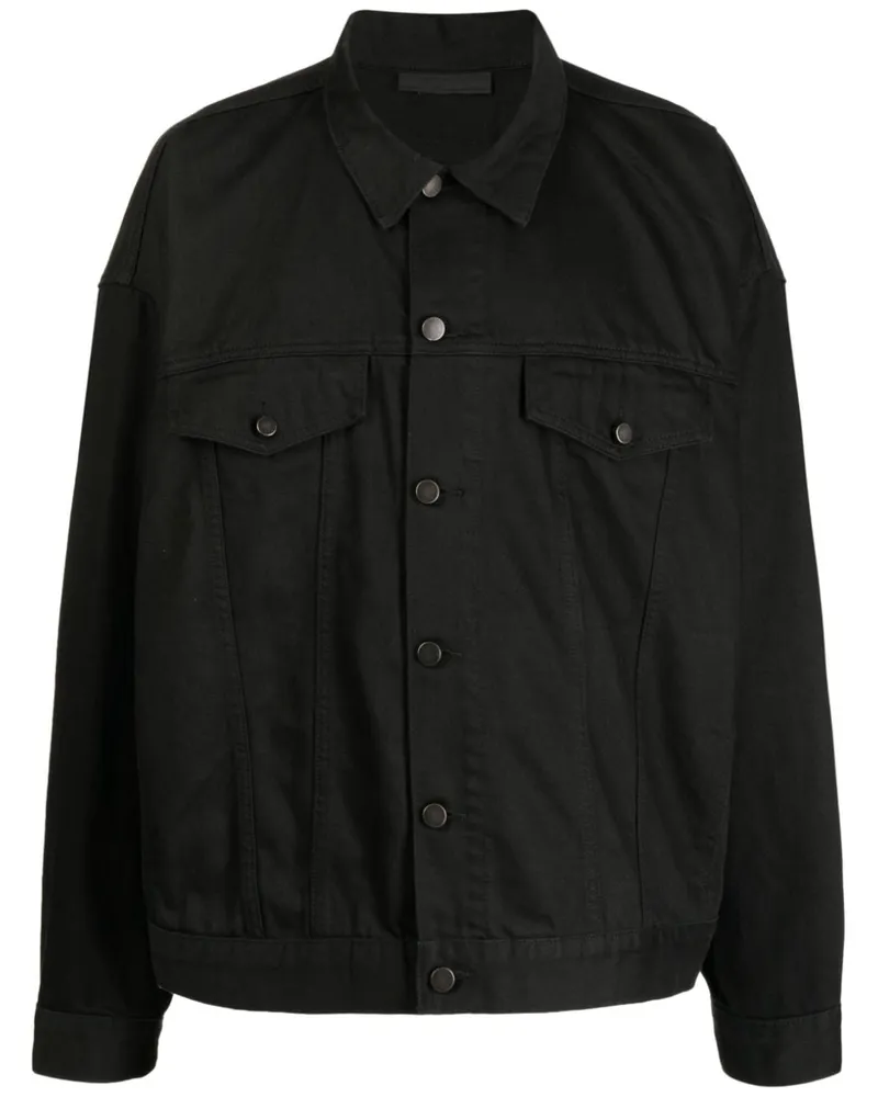 Fear of God Jeansjacke mit Knopfverschluss - Schwarz Schwarz