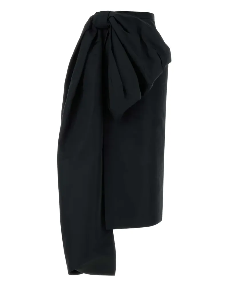 Givenchy Rock mit drapierter Schleife - Schwarz Schwarz