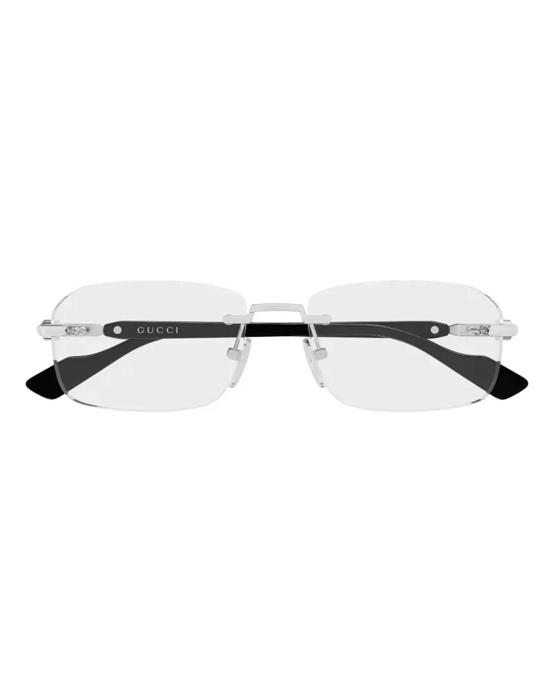 Gucci Rahmenlose Brille - Silber Silber