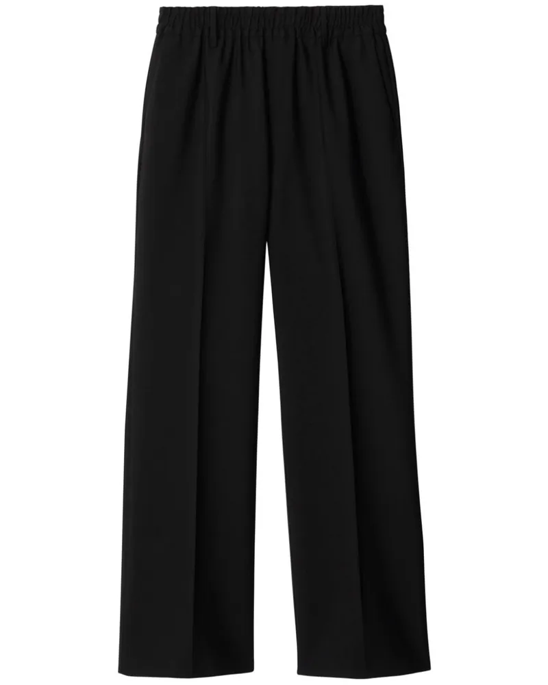 Burberry Hose mit geradem Bein - Schwarz Schwarz