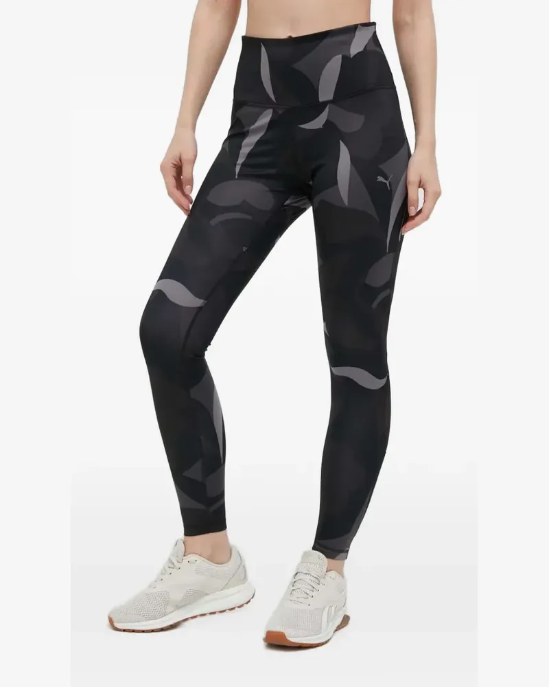 Puma Leggings mit abstraktem Print - Schwarz Schwarz