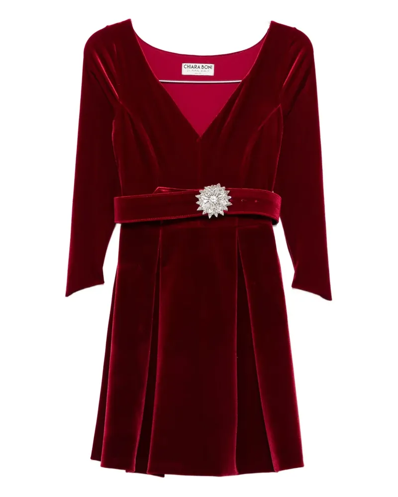 Chiara Boni Verziertes Kleid - Rot Rot