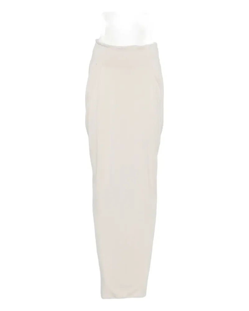 Entire Studios Tide draped maxi skirt - Grau Grau