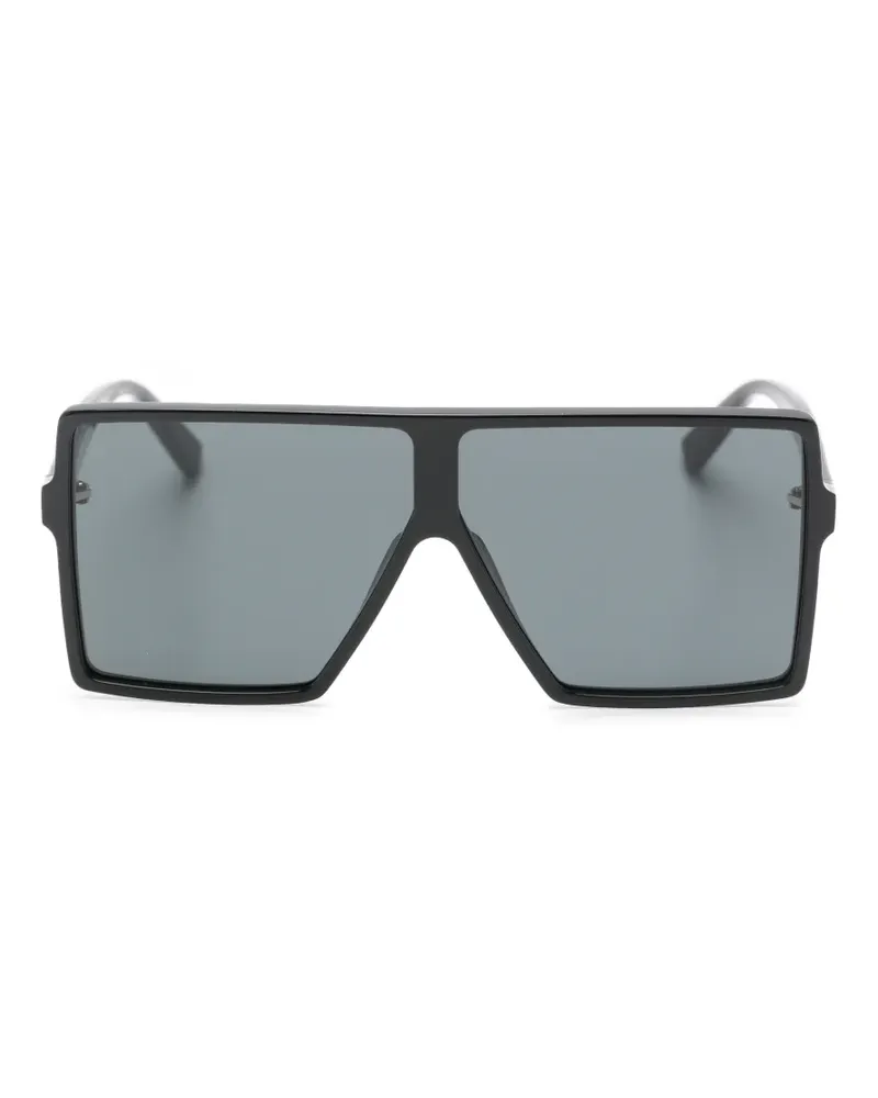 Saint Laurent SL 909 Betty S Sonnenbrille mit eckigem Gestell - Schwarz Schwarz