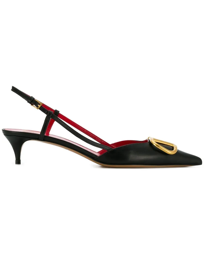 Valentino Garavani VLogo Pumps 40mm - Schwarz Schwarz