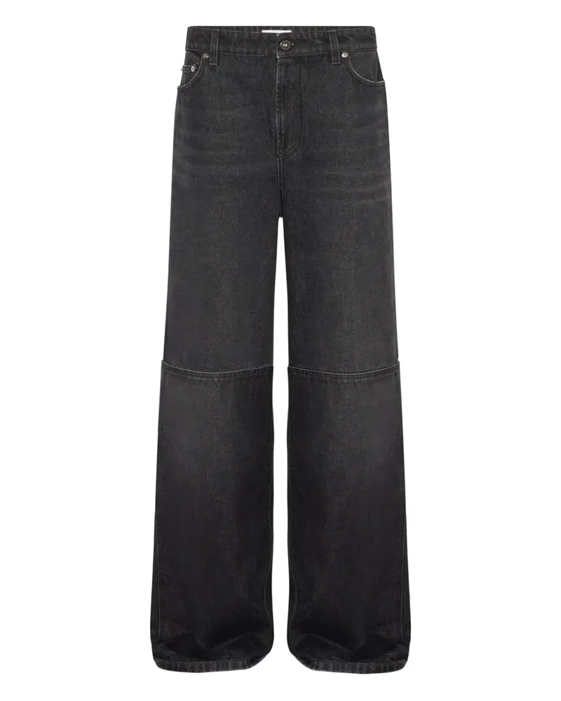 Jean Paul Gaultier Jeans mit Cut-Outs - Schwarz Schwarz