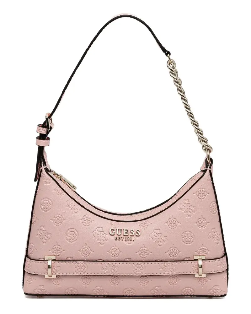 Guess Handtasche mit Logo-Schild - Rosa Rosa
