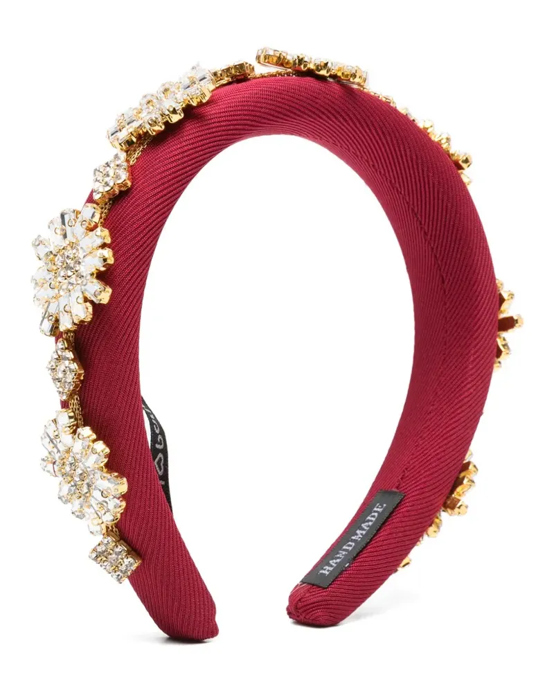 Parlor Haarreif mit Kristallen - Rot Rot