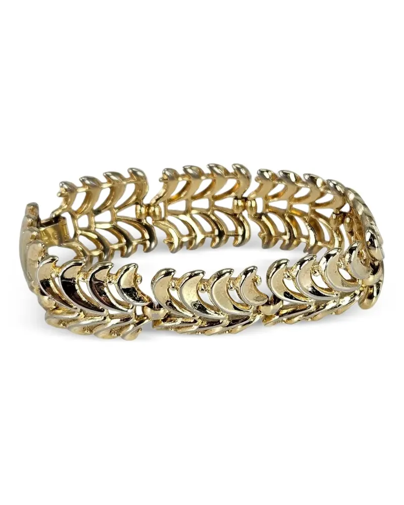 Madison wave-motif gold-tone bracelet Gold
