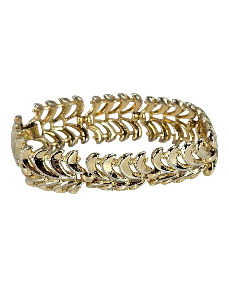 Madison wave-motif gold-tone bracelet Gold