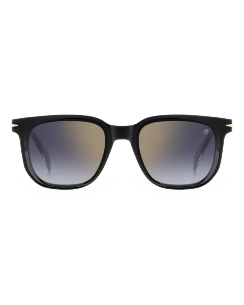 EYEWEAR by DAVID BECKHAM Sonnenbrille mit eckigem Gestell - Schwarz Schwarz